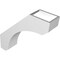 Ekena Millwork 4-in. W x 16-in. D x 16-in. H Legacy Architectural Grade PVC Knee Brace BRCP04X16X16LEC - alternate 3